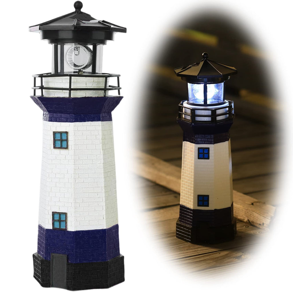 Solar LED Lighthouse Lamp Outdoor Decorative R256