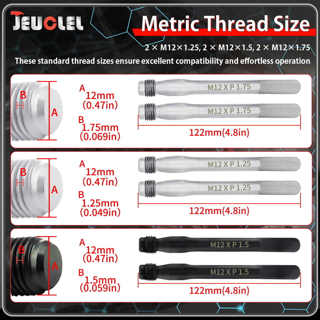 Wheel Stud Alignment Pin Set M12x1.25 M12x1.5 M12x1.75 G7794