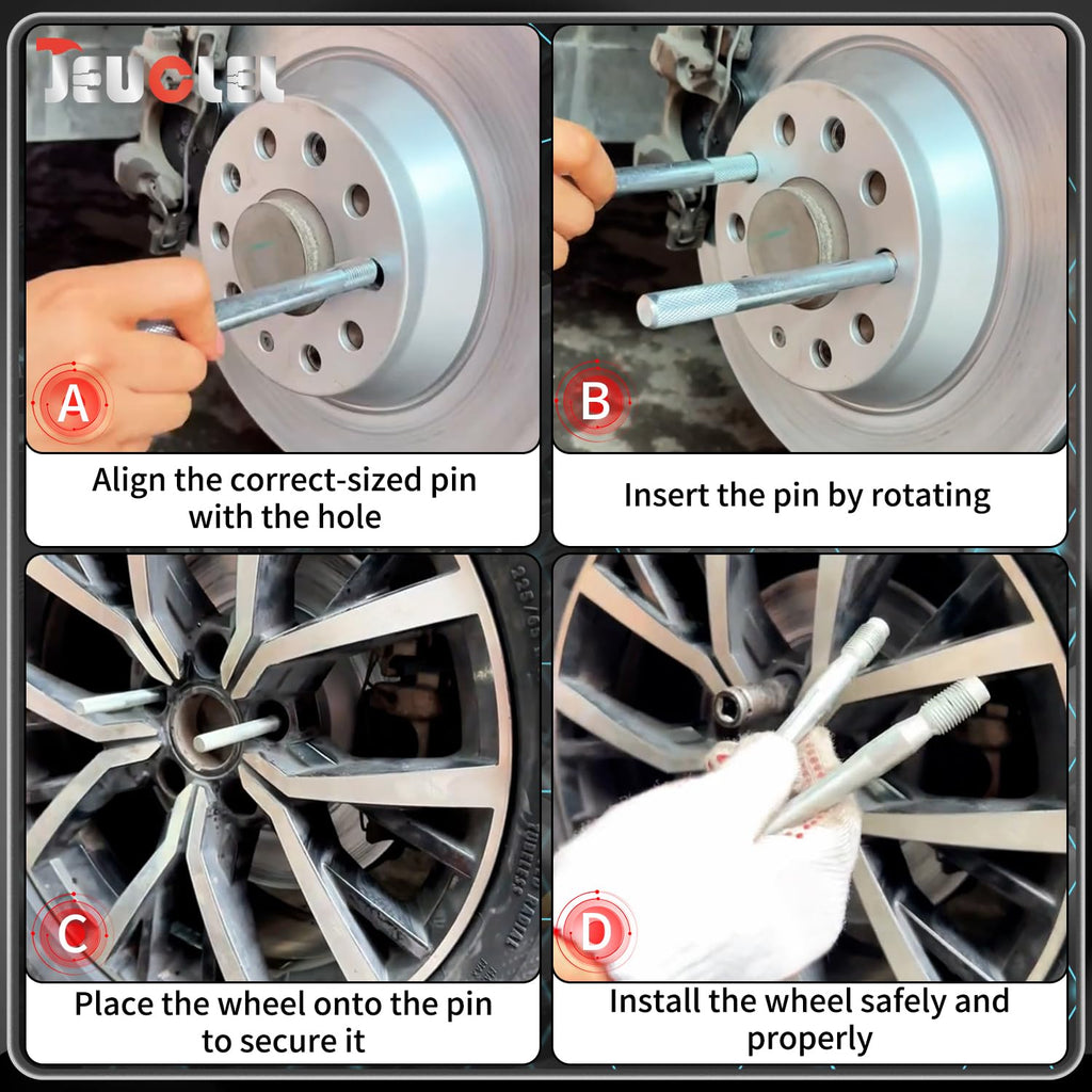 Wheel Stud Alignment Pin Set M12x1.25 M12x1.5 M12x1.75 G7794
