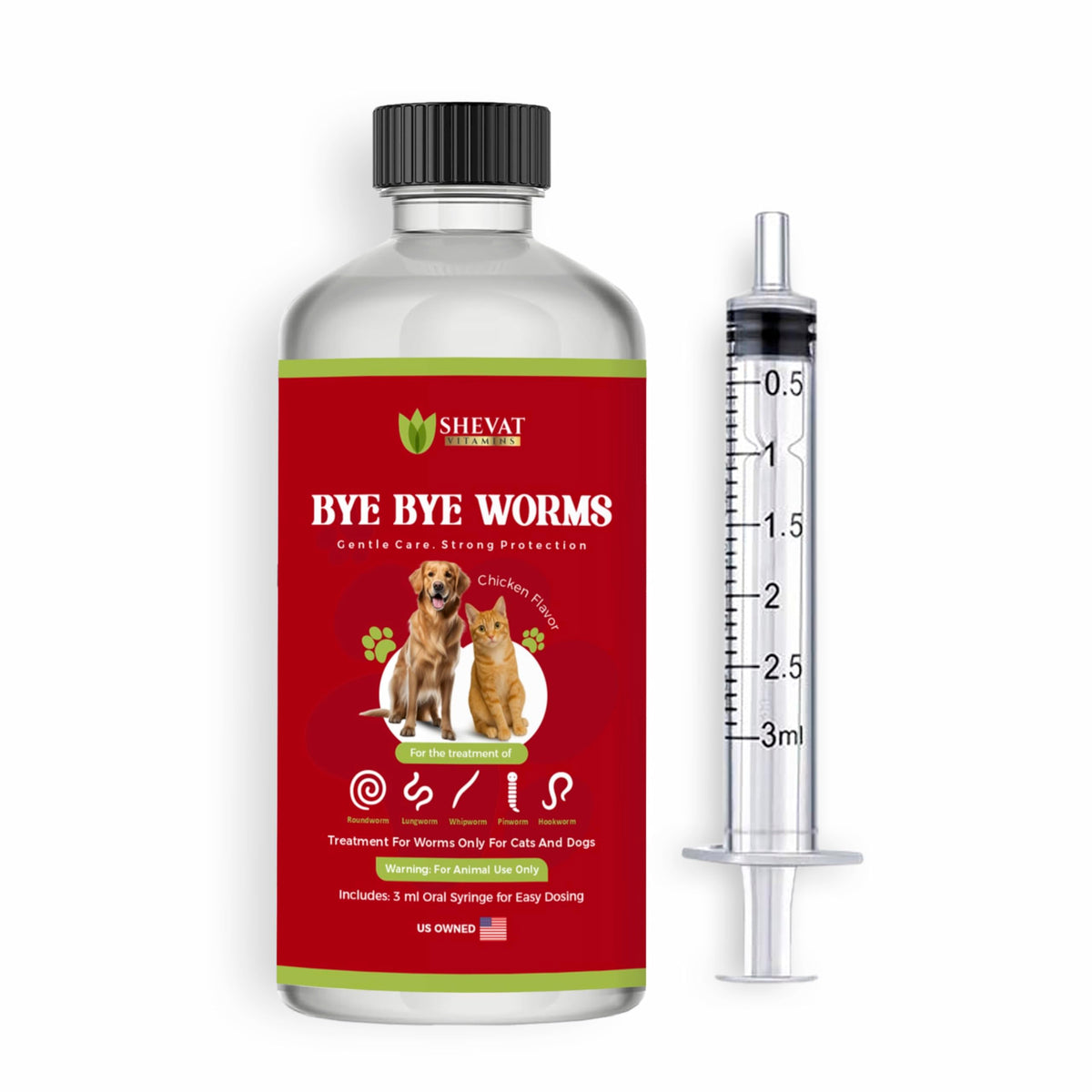2 oz Chicken Flavor Liquid Dewormer T774741