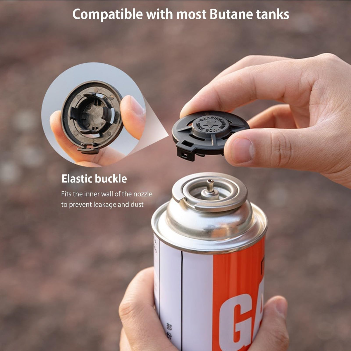 Butane Fuel Canister Protective Caps 4-Pack B9099