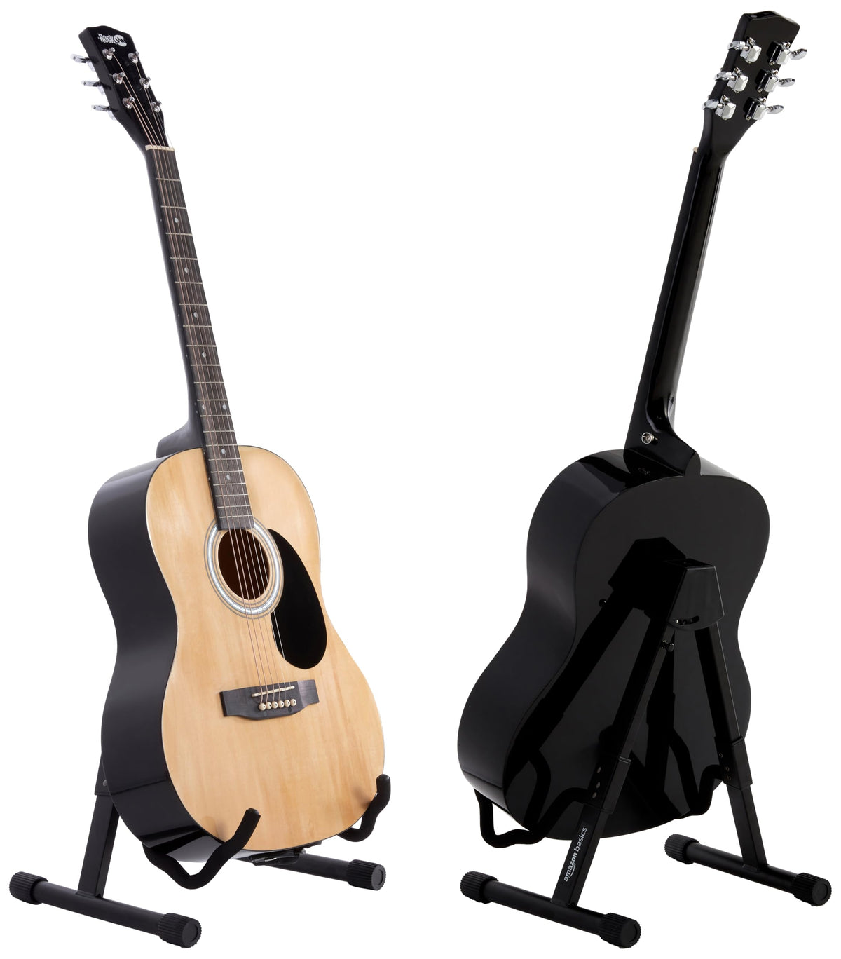 Adjustable Folding Guitar Stand with Padded Foam, Black S1223