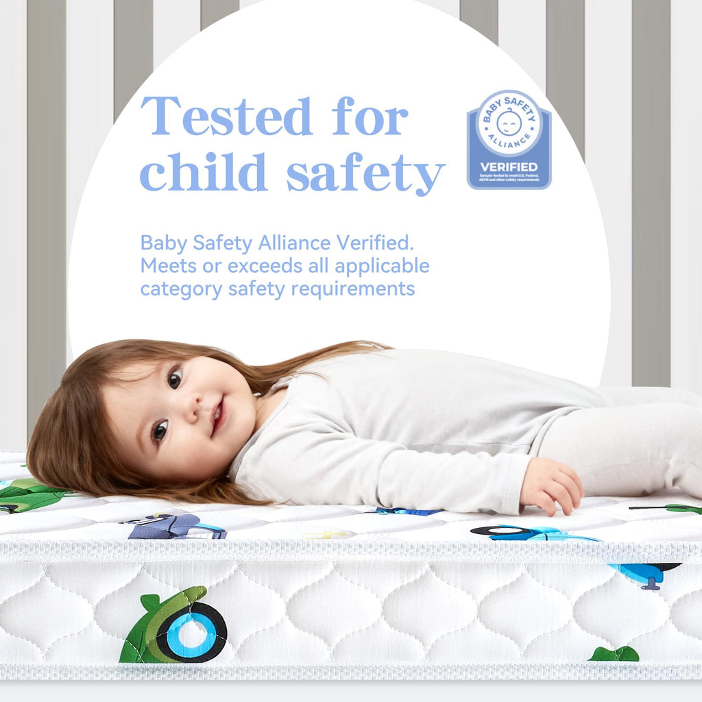 Foam Baby Crib & Toddler Mattress, 52" x 27.6" x 5" X16623