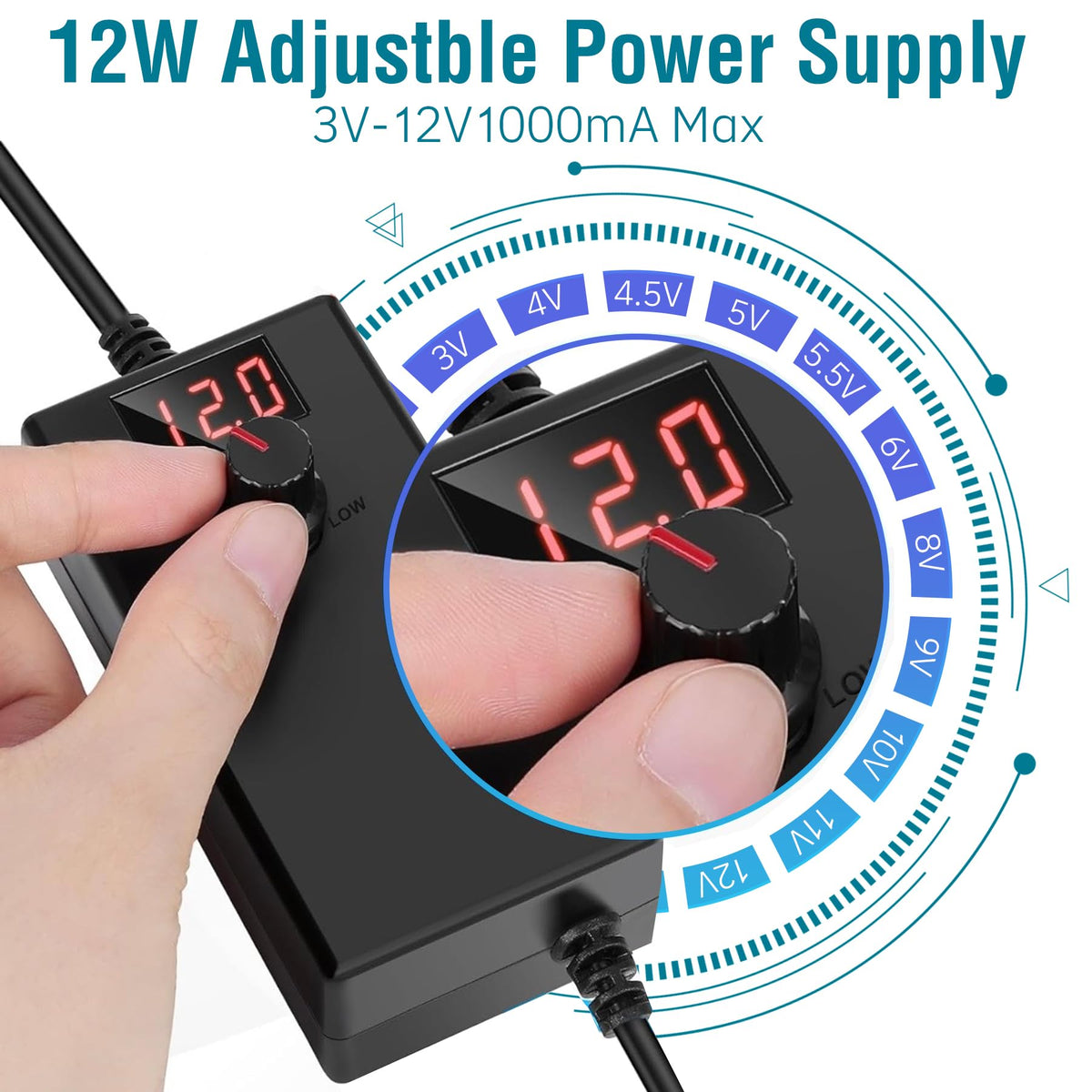 120mm x 38mm AC Muffin Fan with Variable Speed Controller A190