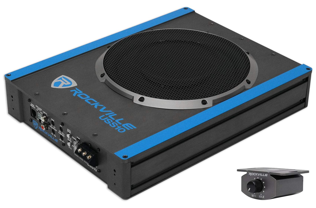 10" Slim Under-Seat Powered Car Subwoofer S681