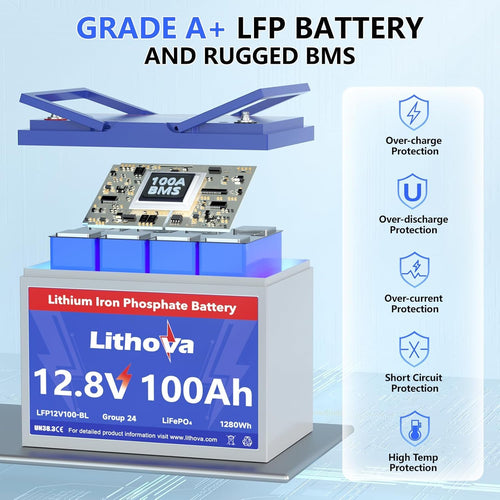 12V 100Ah LiFePO4 Battery Q3420