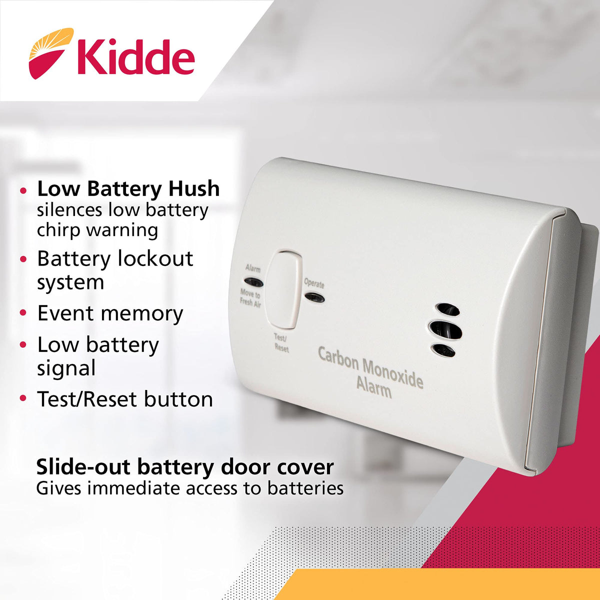 Battery Powered Smoke and Carbon Monoxide Detector E183311