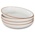 Ceramic Pasta Bowls 30oz Set of 4 Vanilla White P710041