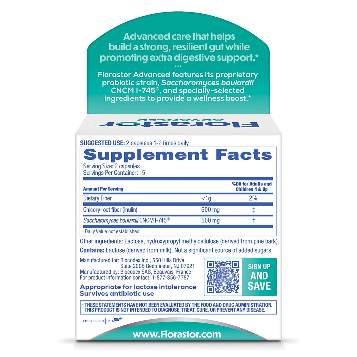 Probiotic and Prebiotic 30 Capsules P587