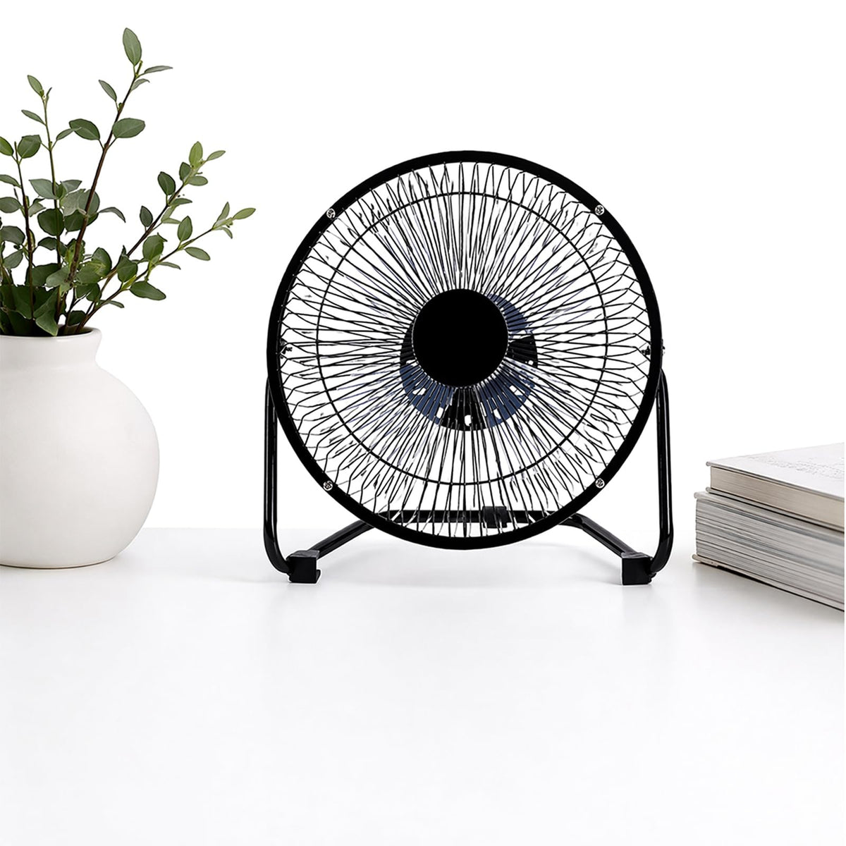 9 Inch Black Metal High Velocity Floor & Wall Mount Fan Z276
