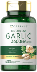 Odorless Garlic Supplement 400 Softgels B987409