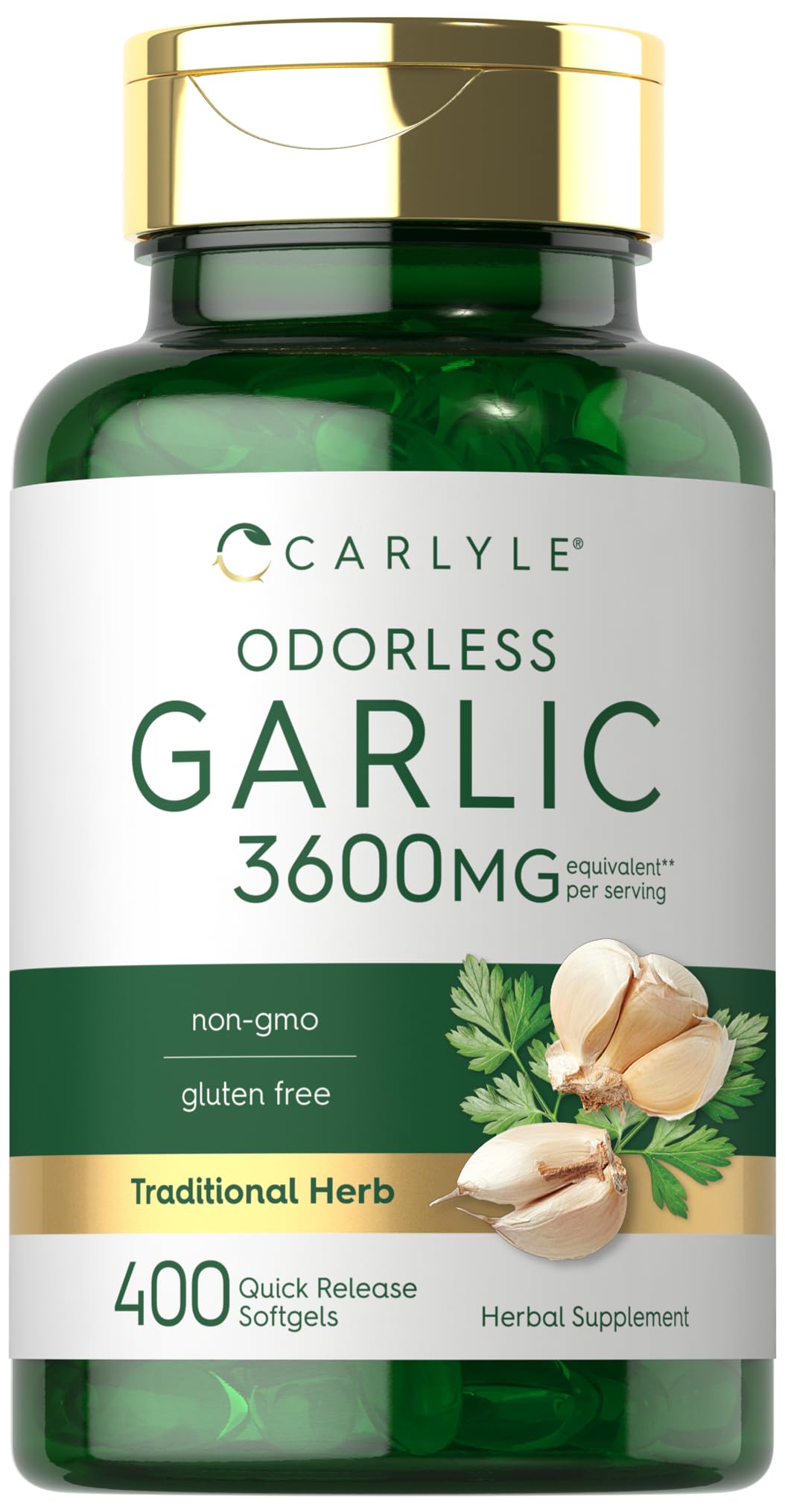 Odorless Garlic Supplement 400 Softgels B987409