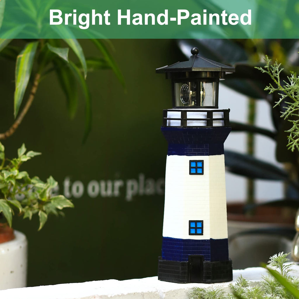 Solar LED Lighthouse Lamp Outdoor Decorative R256