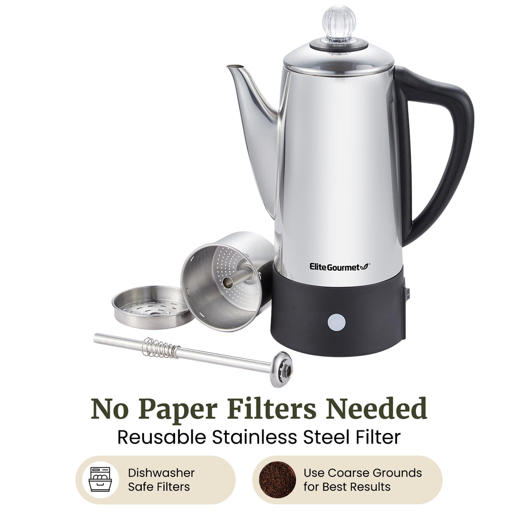 6-Cup Electric Coffee Percolator E106144