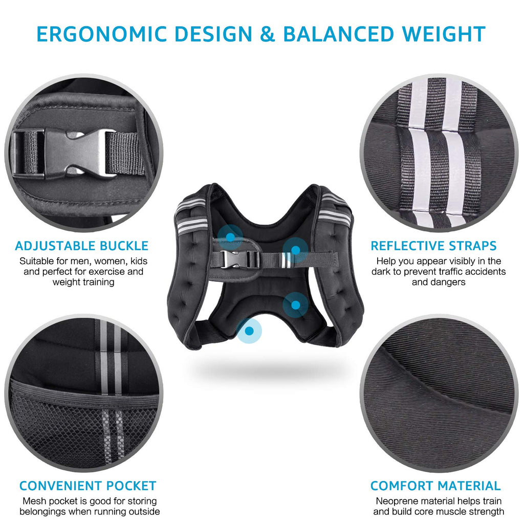 1 Pair 5Lbs Adjustable Ankle Weights D147070