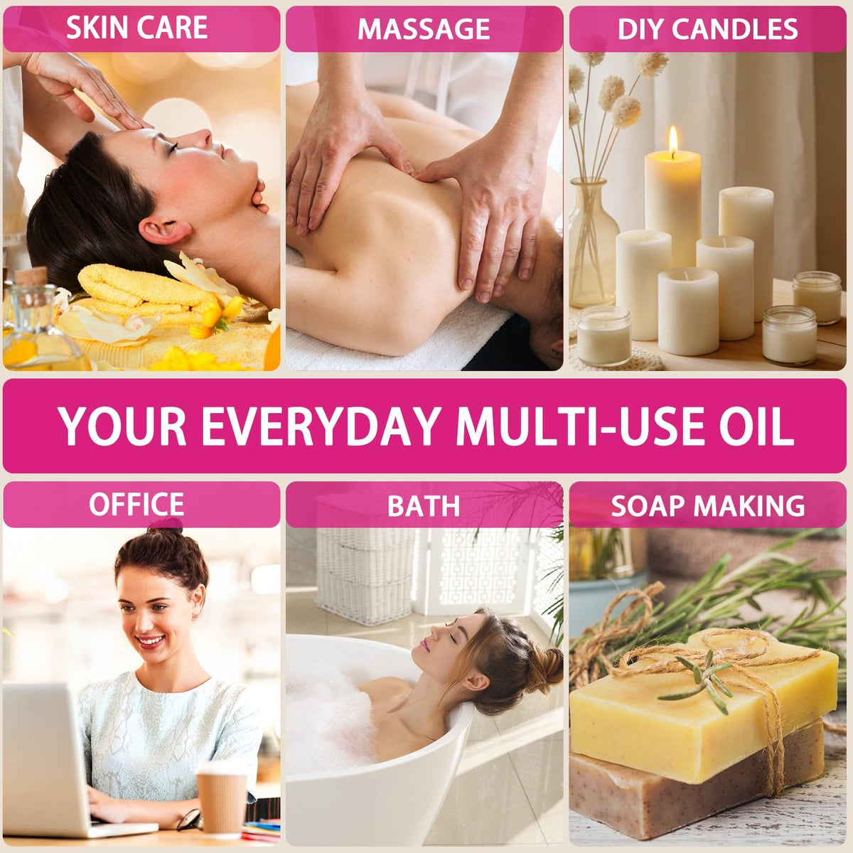 Lavender and Geranium Essential Oil 4 Fl Oz Q6025