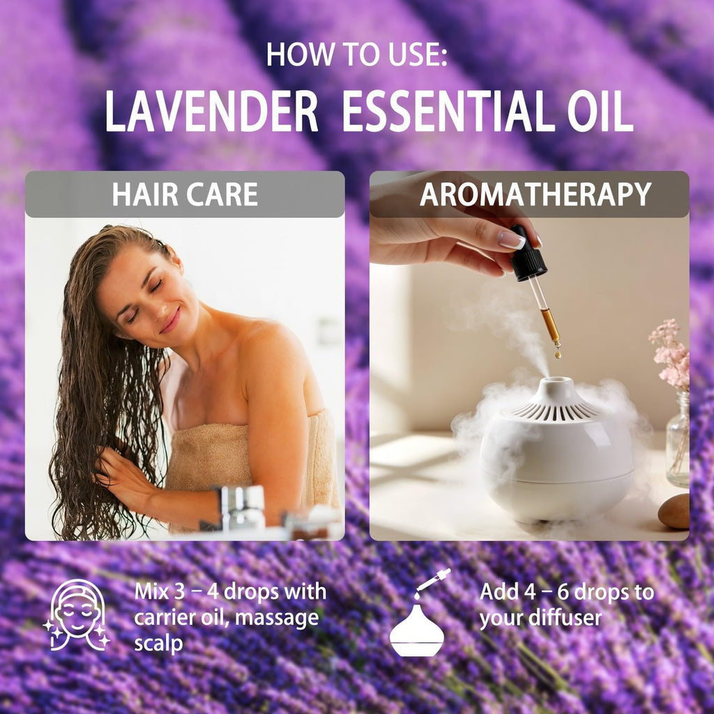 Lavender and Geranium Essential Oil 4 Fl Oz Q6025