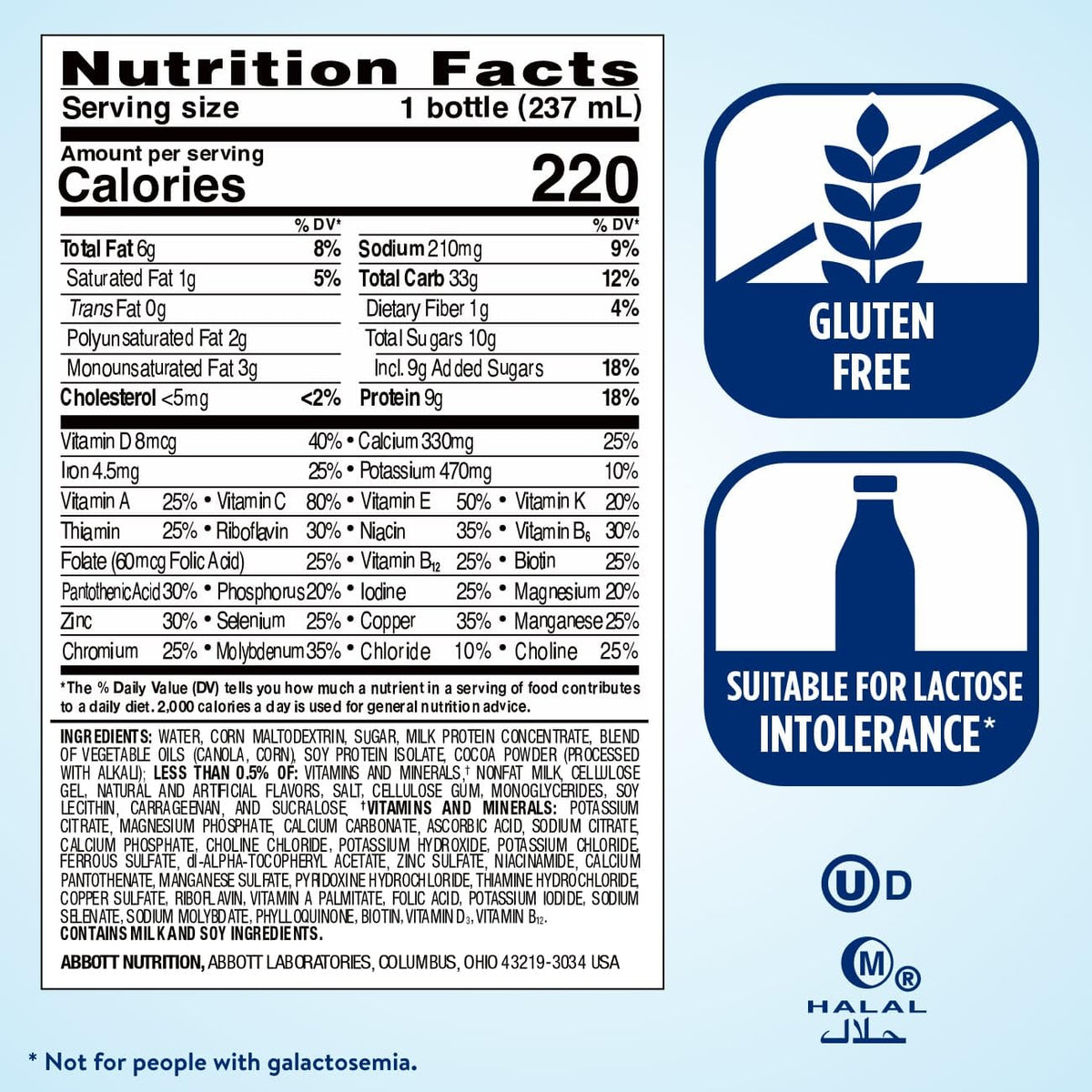 Milk Chocolate Nutrition Shake 16 Pack J83003