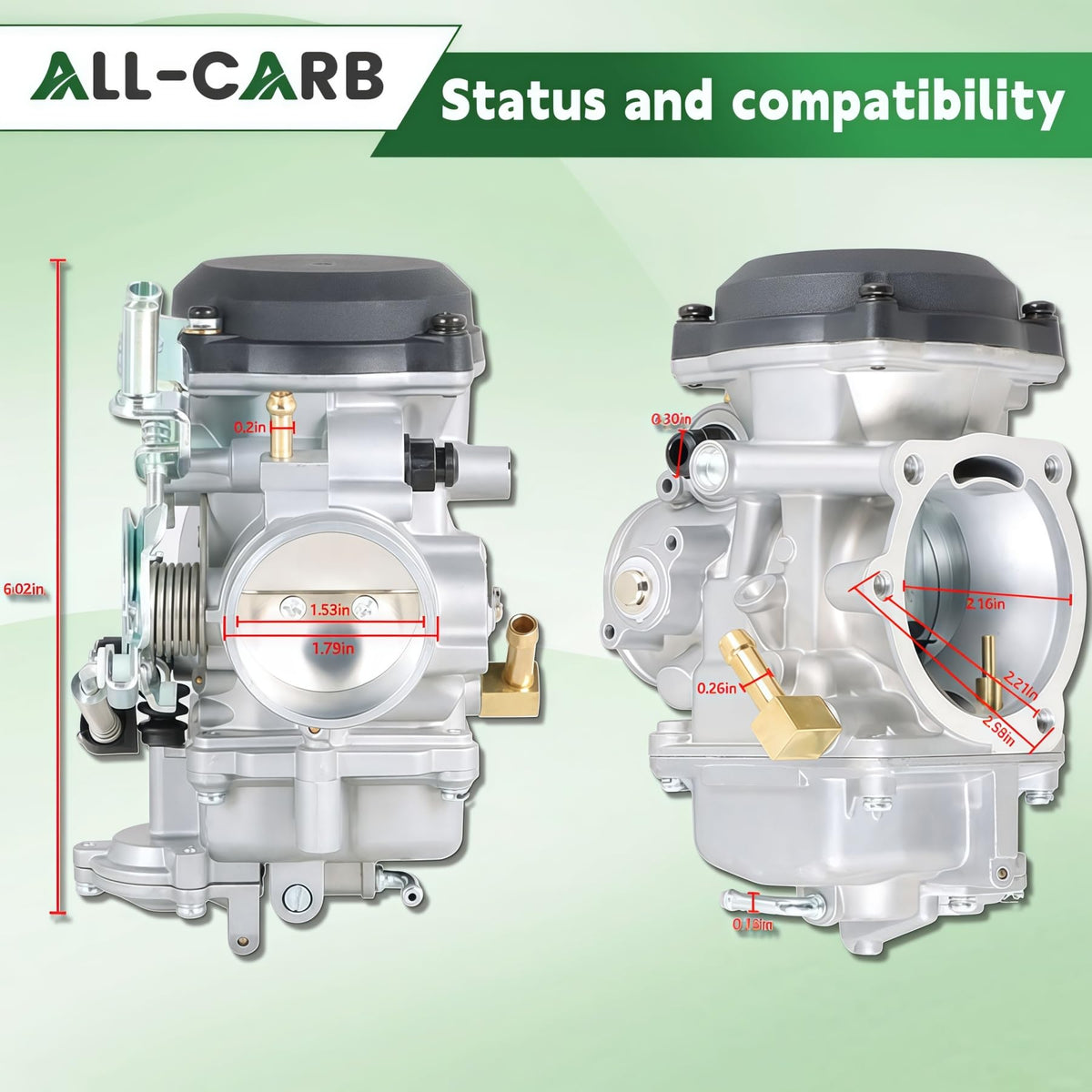 Carburetor 40MM Replacement V5655