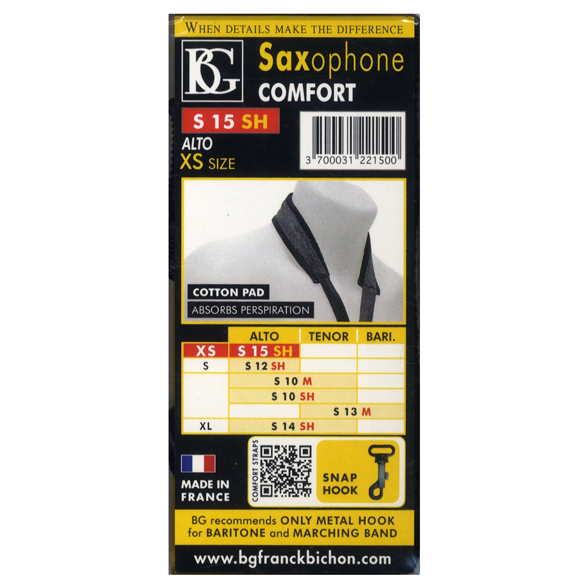Extra Large Alto Shoulder Strap I244