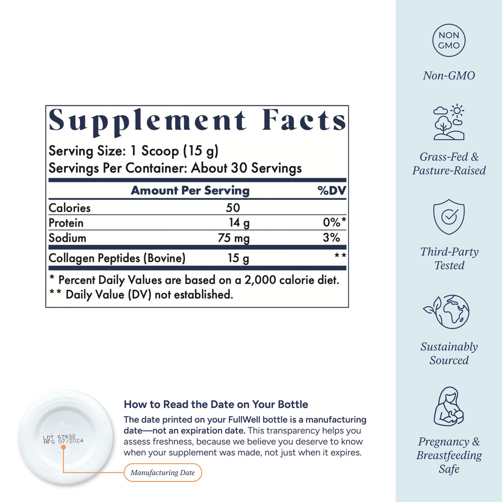 Unflavored Collagen Peptides Powder 15.87 oz F66007