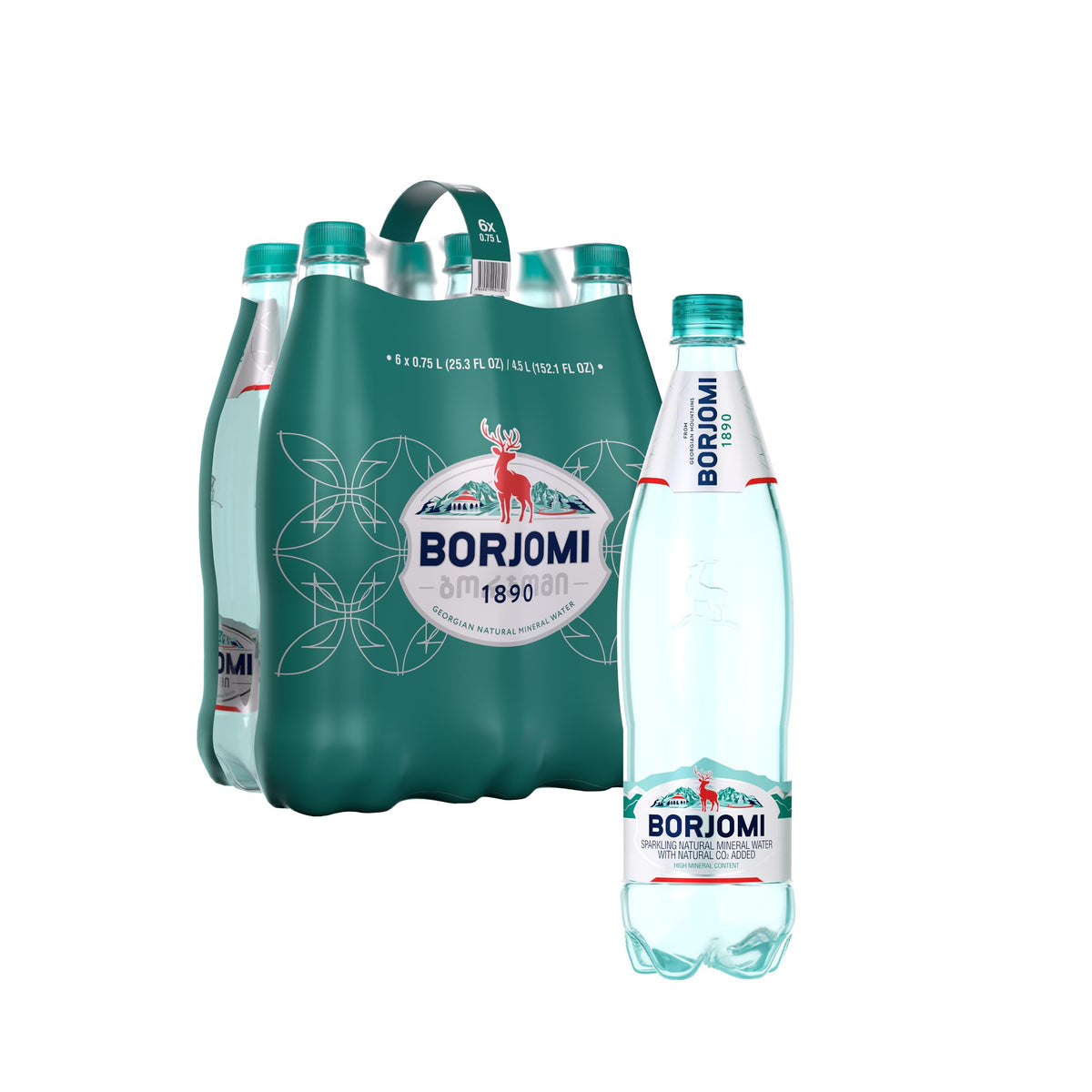 Sparkling Mineral Water 25.3 oz 6 Pack R96655