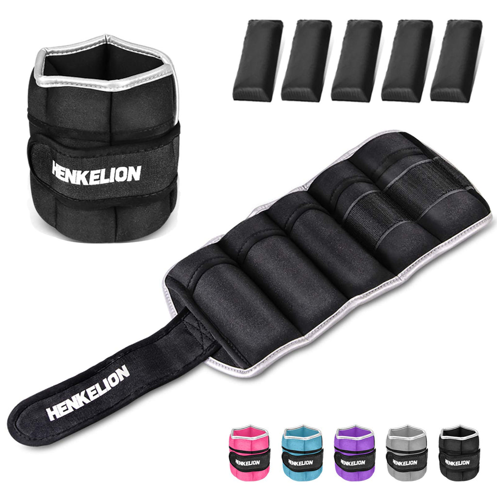 1 Pair 5Lbs Adjustable Ankle Weights D147070