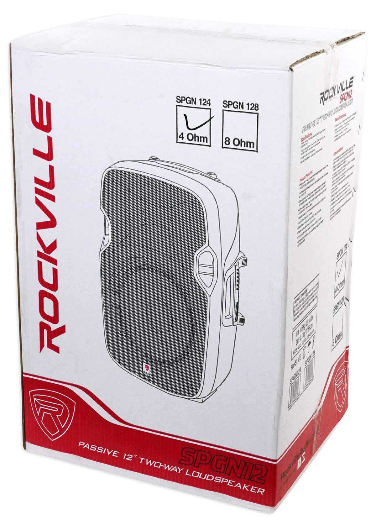 12" PA Speaker Pair Karaoke Bundle with Amp L294499