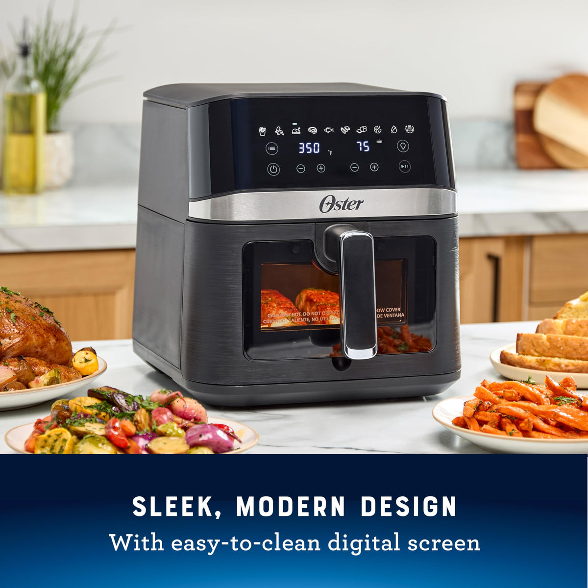6 Quart Digital Air Fryer with Window O31201