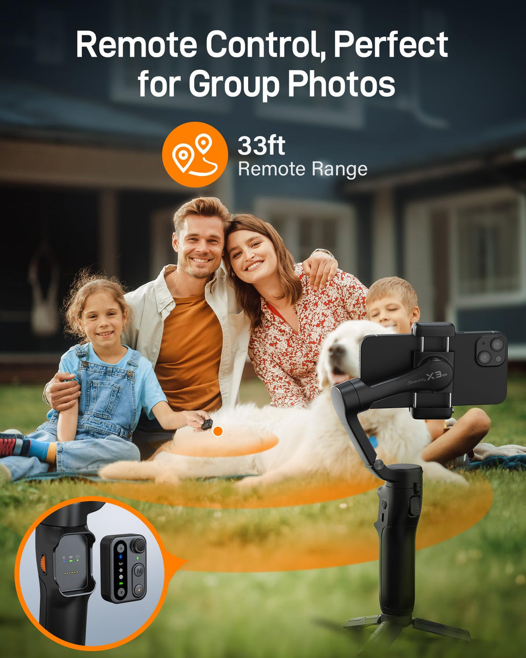 Black 3-Axis Gimbal Stabilizer Z144973