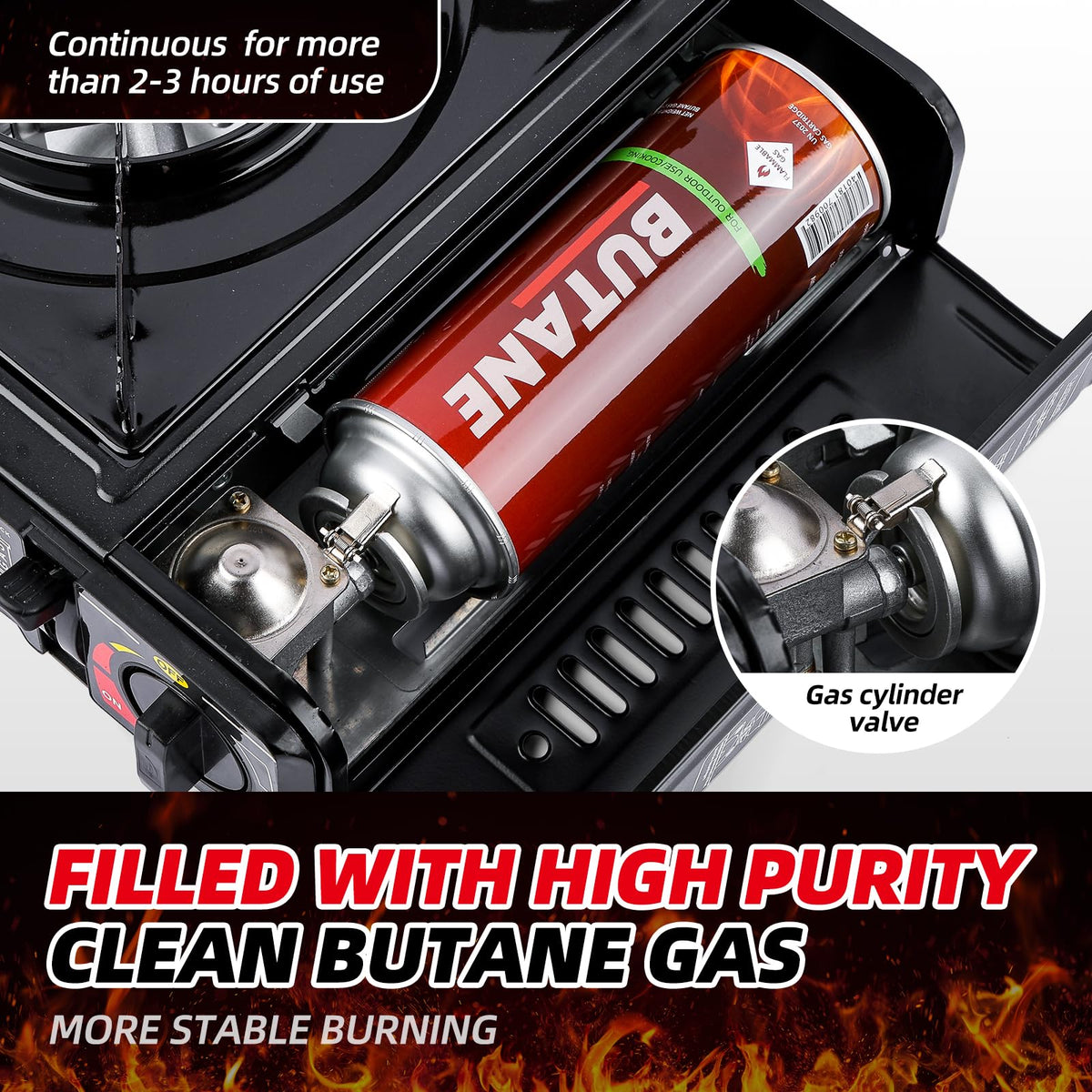 12 Pack 8oz Butane Fuel Cylinders D997460