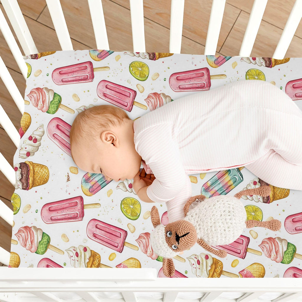 Soft Breathable Microfiber Fitted Crib Sheet F731955
