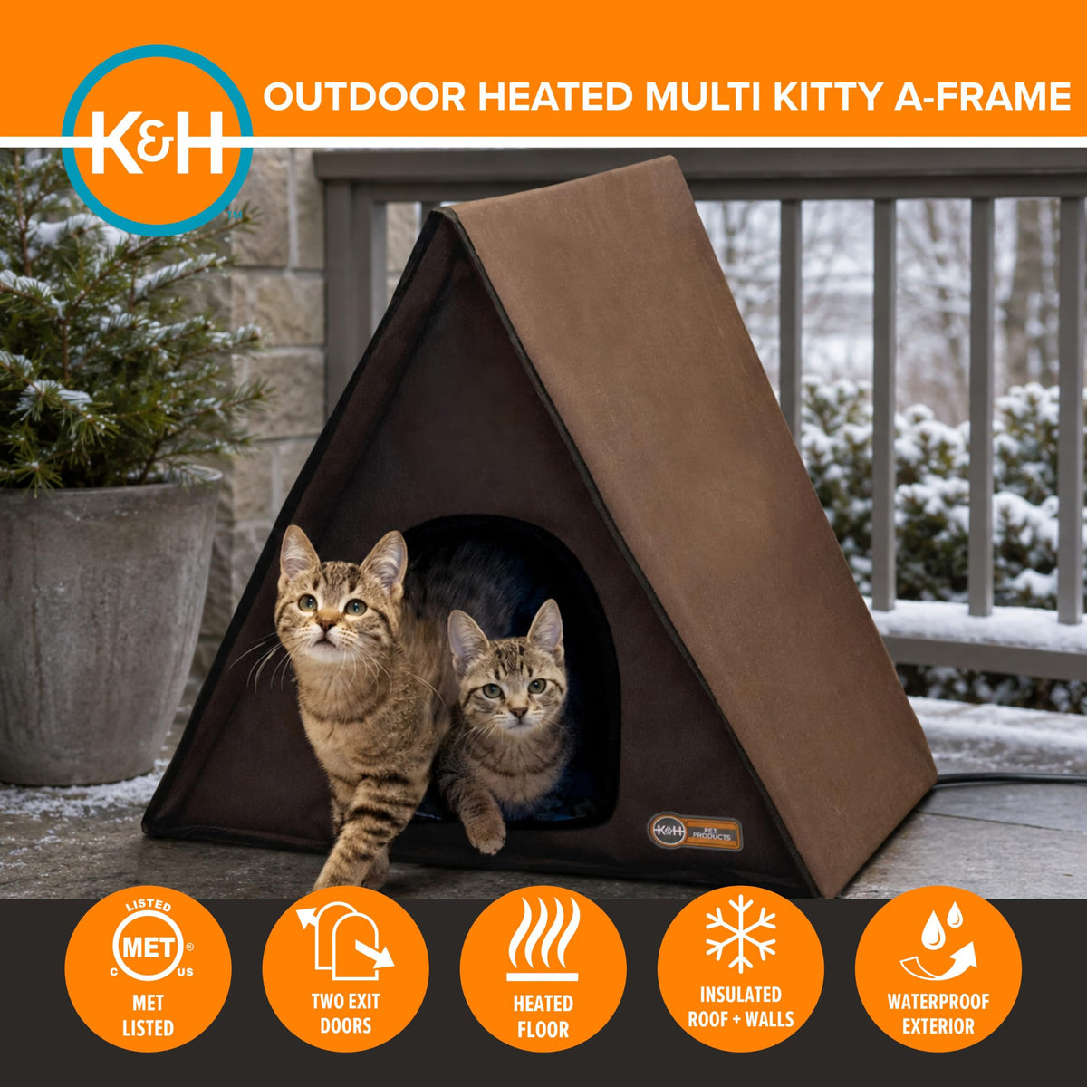 Heated Outdoor Cat House L93719