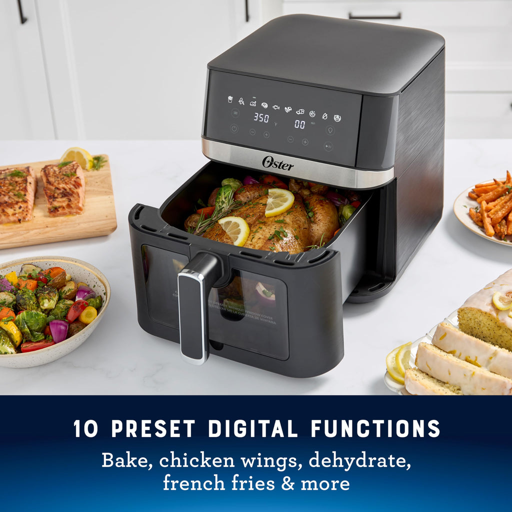 6 Quart Digital Air Fryer with Window O31201