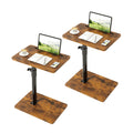 Height Adjustable Swivel C Shaped Side Table Set of 2 V38671