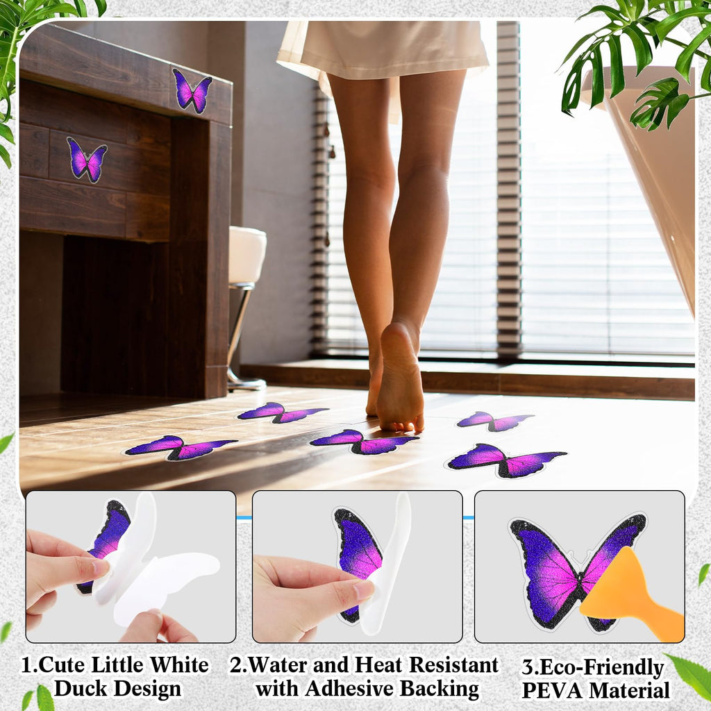 20 Pcs Non Slip Bathtub Stickers with Scraper N692