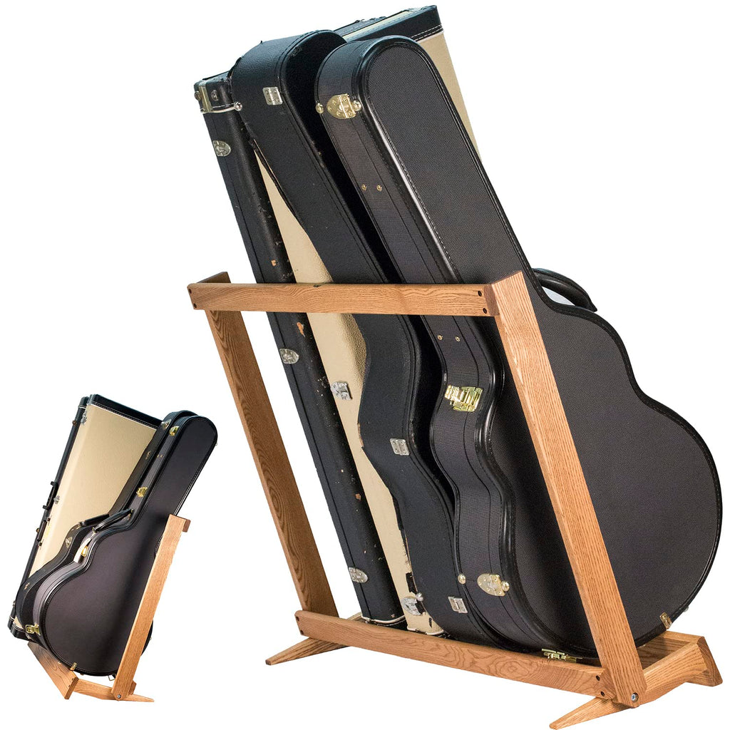 Folding Hardwood Guitar Case Rack B648