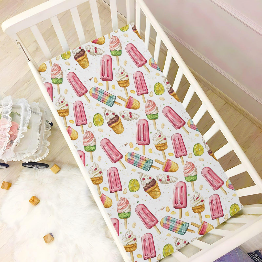 Soft Breathable Microfiber Fitted Crib Sheet F731955