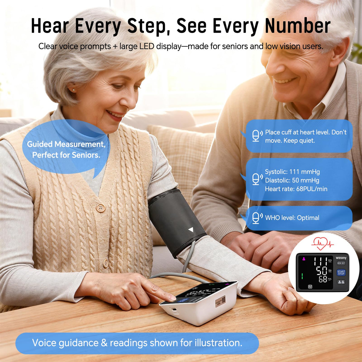 Upper Arm Blood Pressure Monitor O36743