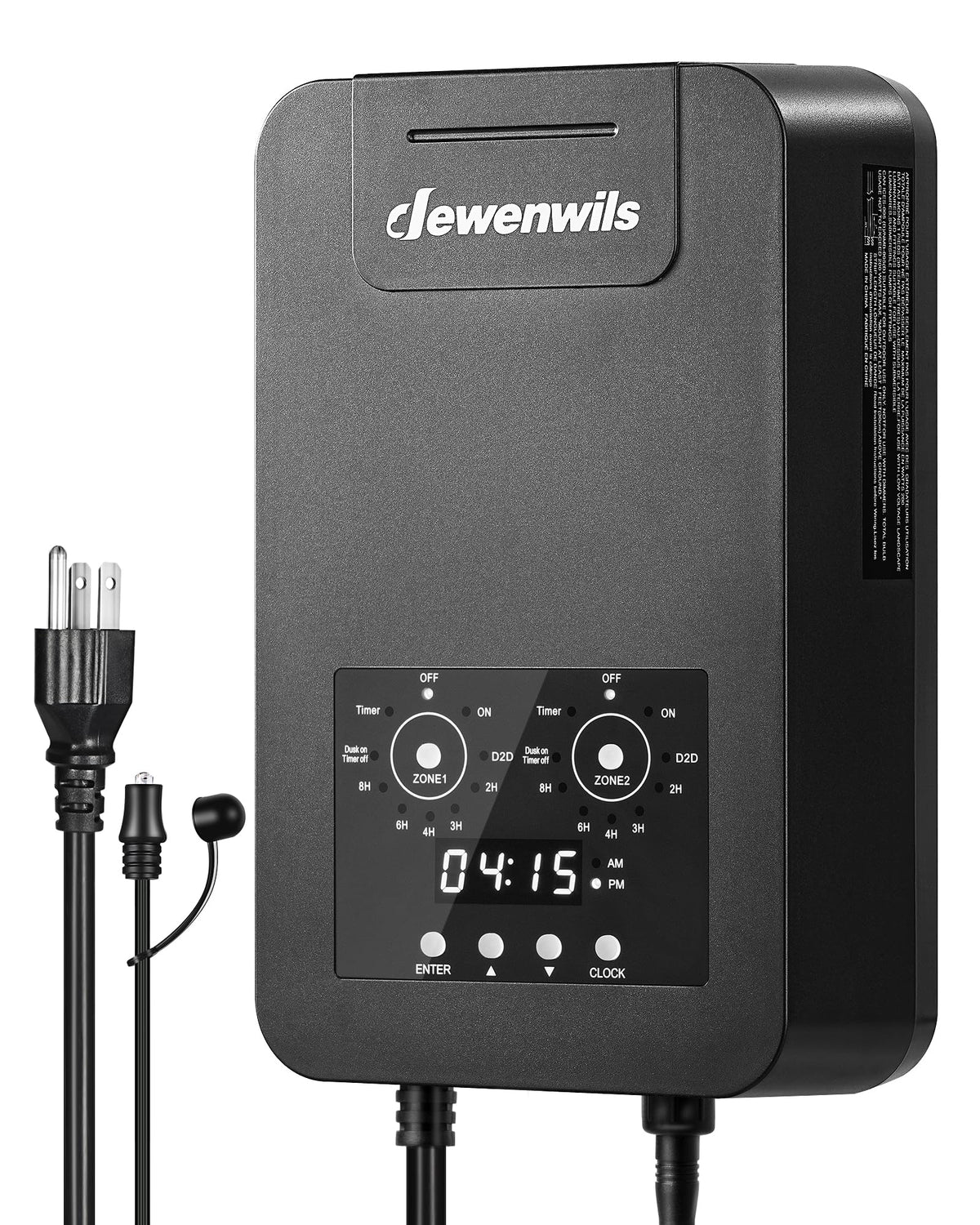 200W Low Voltage Landscape Transformer with 2 Zones C19188