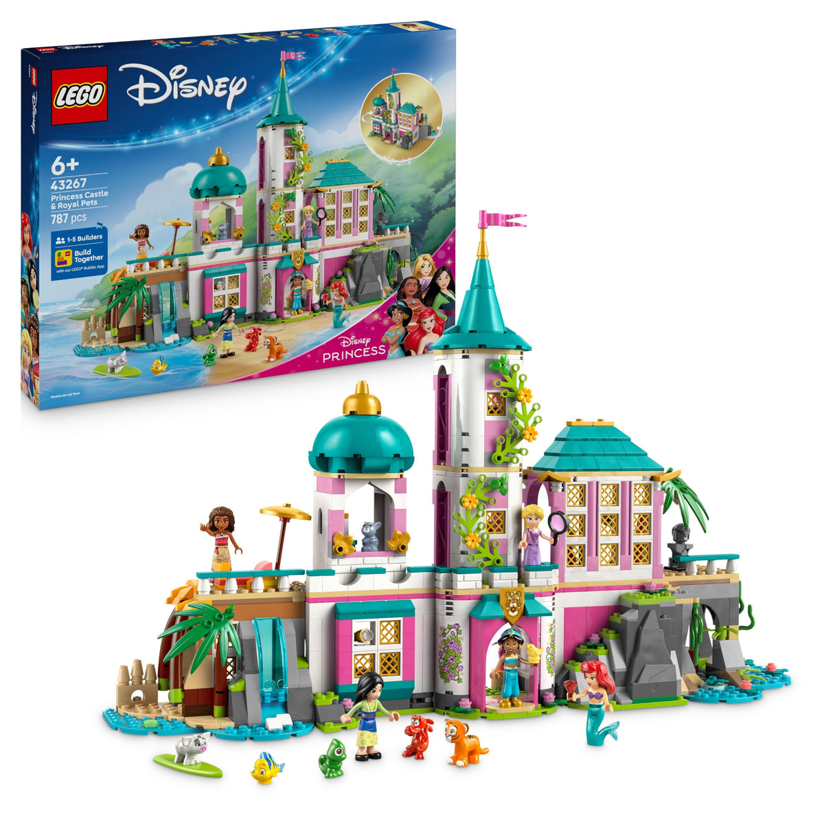 Lego 43267 Disney Princess Castle Building Toy D533845