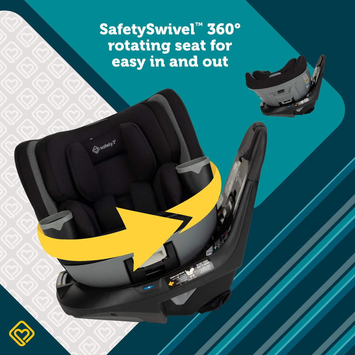 Black Convertible Car Seat F15820