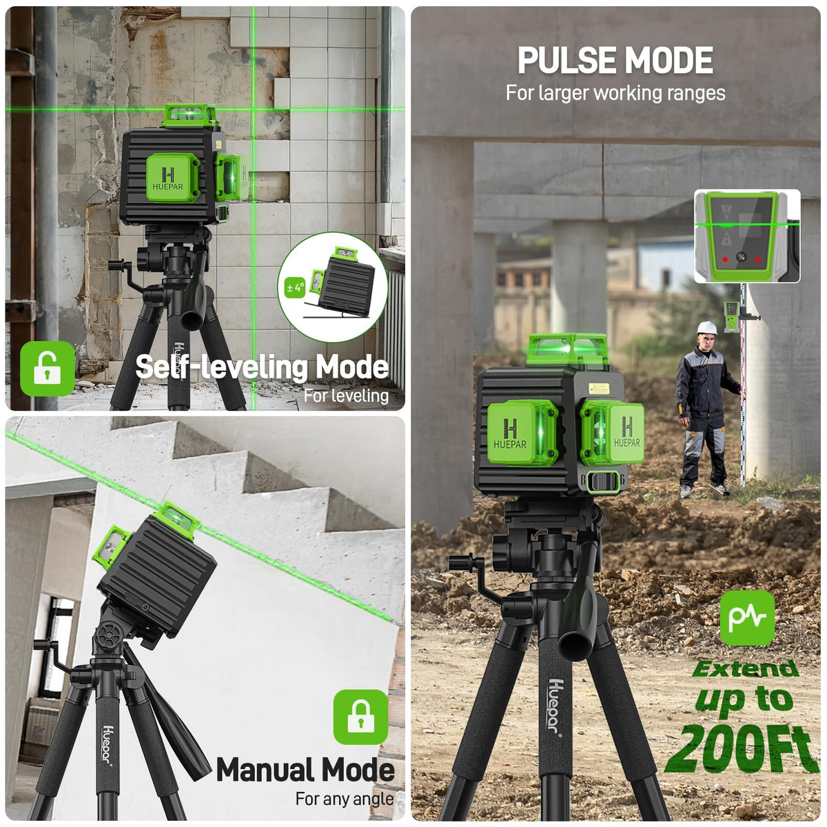 360 Self Leveling Laser Level with Tripod D14514