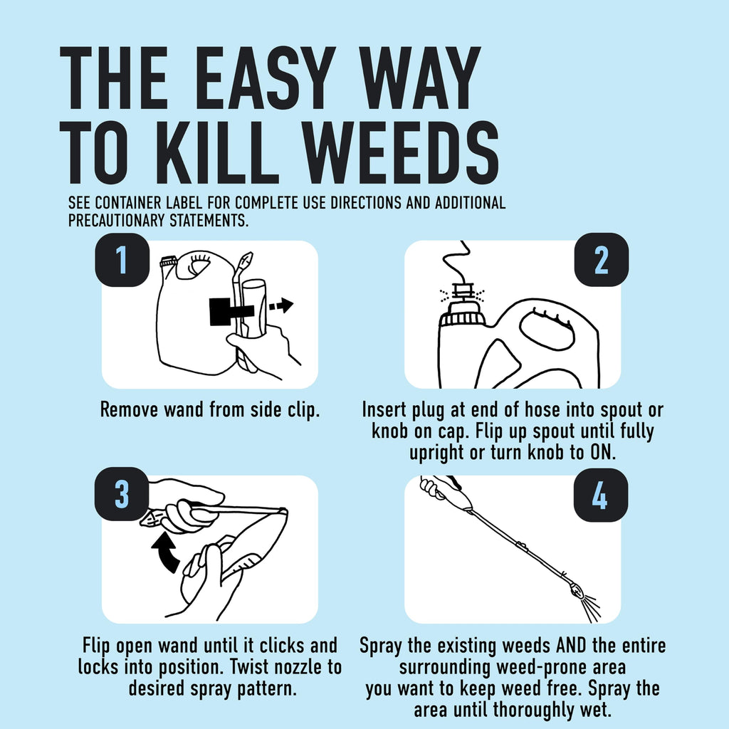 Weed & Grass Killer Plus 12 Month Preventer, 1 gal., Wand (Pack of 4) P23362