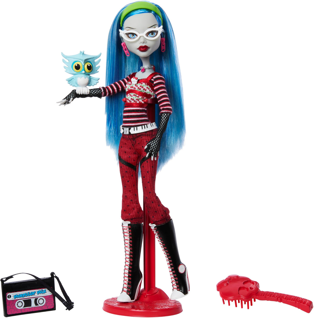 Collectible Doll with Doll Stand, Diary & Pet Owl L270689