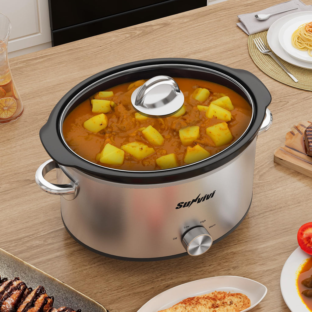 Small 4QT Slow Cooker with Ceramic Pot G406653