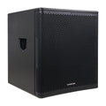 18" 1600W Powered PA/DJ Subwoofer with Class-D Amplifier, Birch Plywood, Black R6205