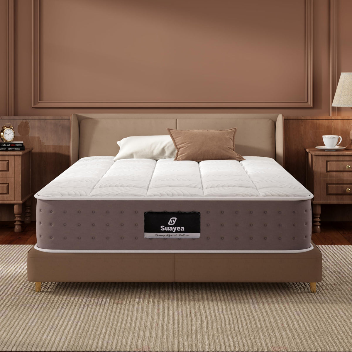 8 Inch Medium Firm Twin XL Hybrid Mattress N9544