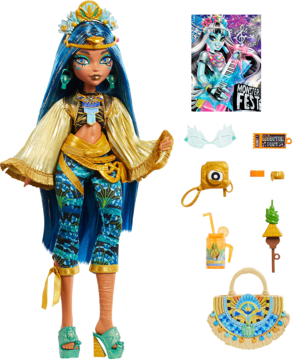 Monster High Doll with Glam Outfit & Accessories V5710