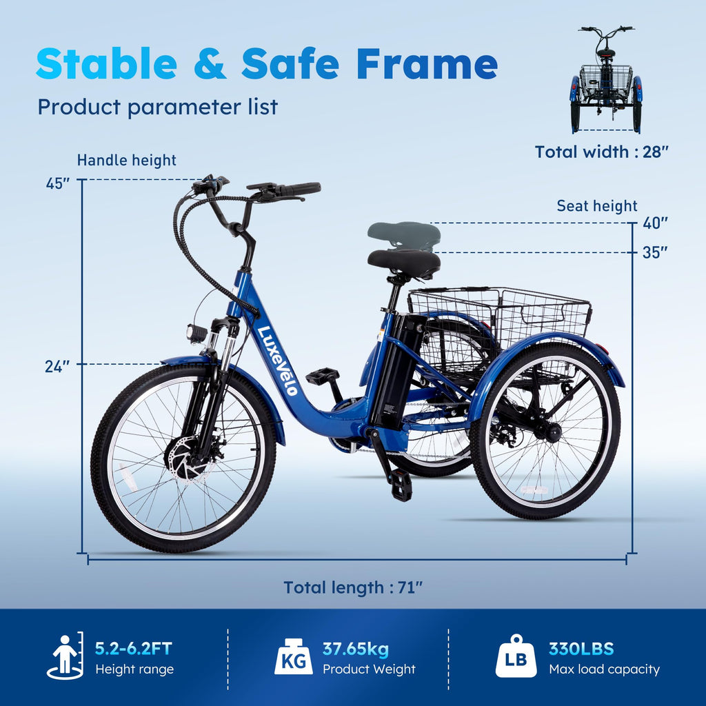 Electric Tricycle for Adults V3917